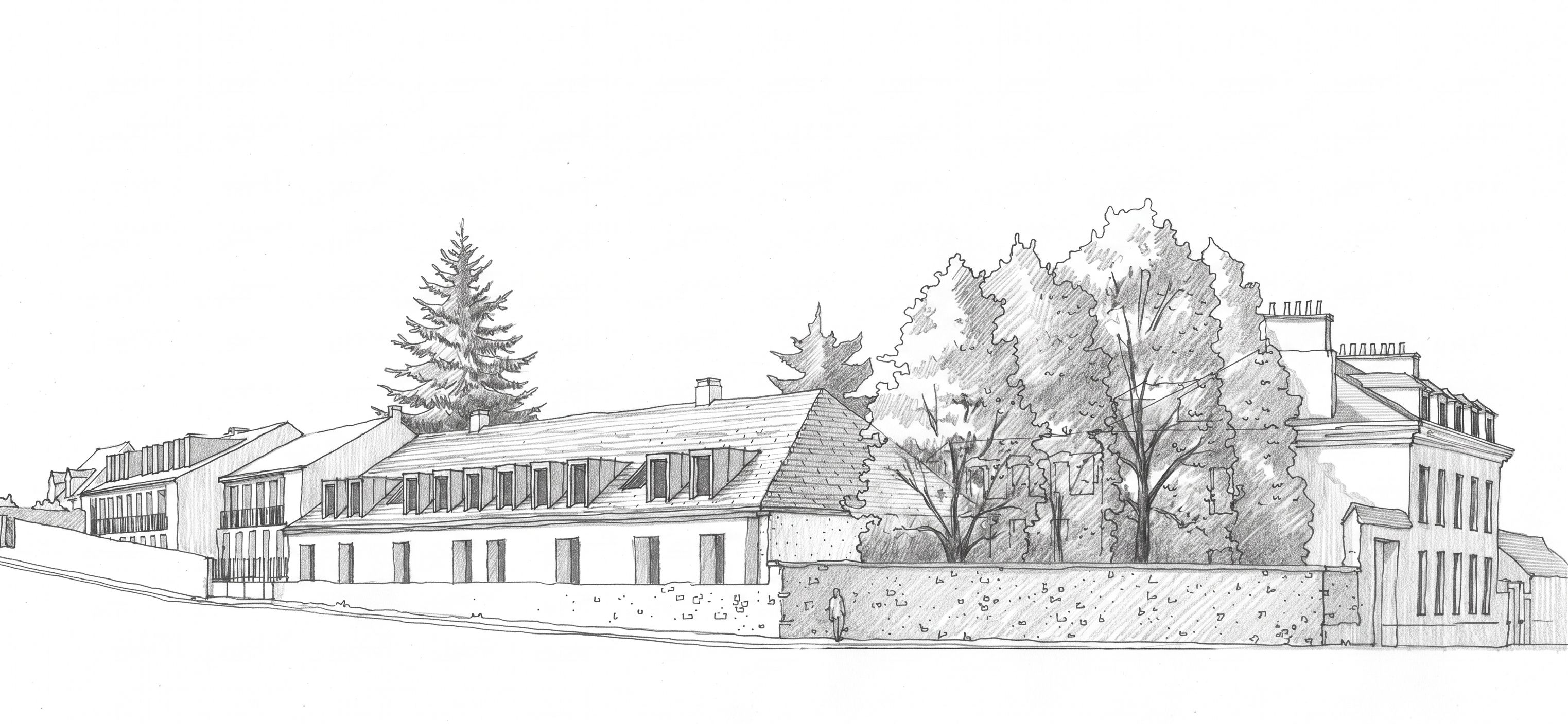 Plans d'exécution VRD des logements du Domaine de Rambouillet (78)