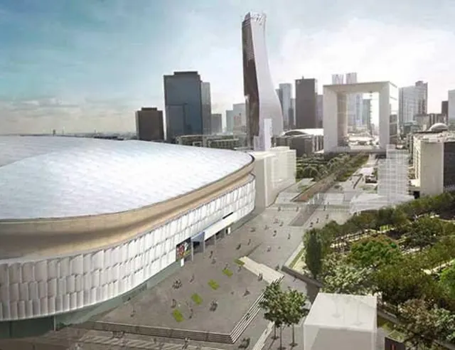 Étude VRD de l'esplanade de la U Arena à La Défense (92)