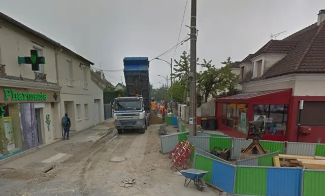 Plans de réseaux d'assainissement avenue Lucien Bareau à Champigny-sur-Marne (94)